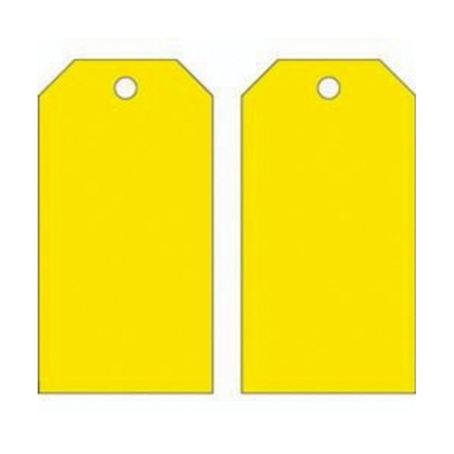 Blank Self-Laminating Accident Prevention Tags, Metal, 3" W x 5-3/4" H NRZ Safety Inc.