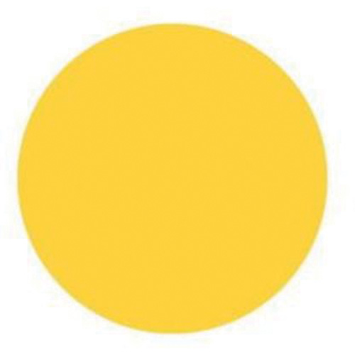 Round Write-On Labels, Circle, 1.5" L x 1.5" W, Yellow NRZ Safety Inc.