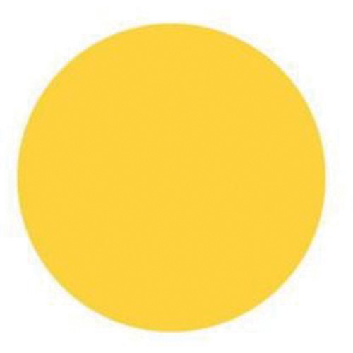 Round Write-On Labels, Circle, 3" L x 3" W, Yellow NRZ Safety Inc.