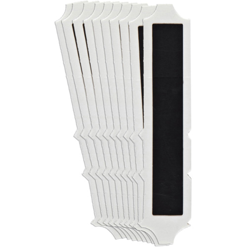 &eacute;tiquettes de lettres et chiffres gothiques individuels Quick-Align, I, 4" h, Noir NRZ Safety Inc.