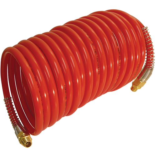 Tuyaux &agrave; air autor&eacute;tractables en nylon de s&eacute;rie 11, Air, 3/8" DI x 12,5' lo, Nylon, 200 psi &agrave; 23 °C NRZ Safety Inc.