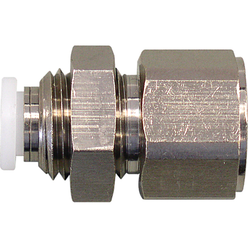 Raccord de cloison femelle filet&eacute;e Topfit, 1/2" dia., Polym&egrave;re NRZ Safety Inc.