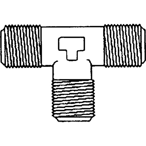Raccords en T m&acirc;les, Laiton, 1/8" NRZ Safety Inc.