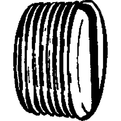 Bouchon de tuyau (avec fentes), 1/8" dia., Laiton NRZ Safety Inc.