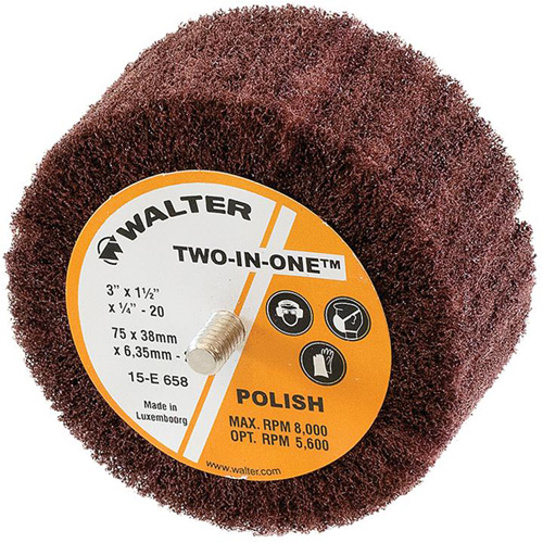 Meule &agrave; lamelles abrasives Two-In-One NRZ Safety Inc.