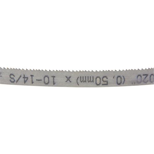 Univerz Portable Band Saw Blade, Bi-Metal, 44-7/8" L x 1/2" W x 0.020" Thick, 10-14 TPI NRZ Safety Inc.