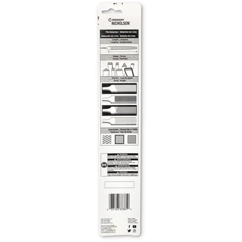 Sharpening File, Flat, 8", Single/Double NRZ Safety Inc.