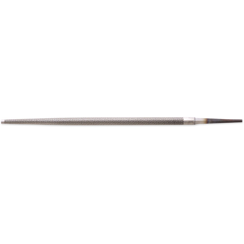 Single Cut File, 3/8" Dia. x 10" L, Round, Bastard Cut NRZ Safety Inc.