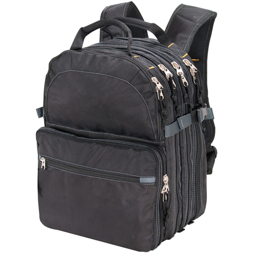 75-Pocket Tool Backpacks, 13" L x 17-1/2" W, Black, Nylon NRZ Safety Inc.
