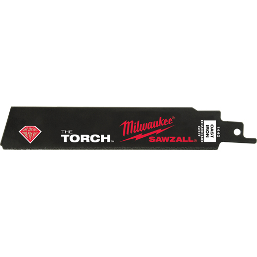 The Torch Sawzall&reg; Grit Blades, Diamond, 9" L x 1" W NRZ Safety Inc.