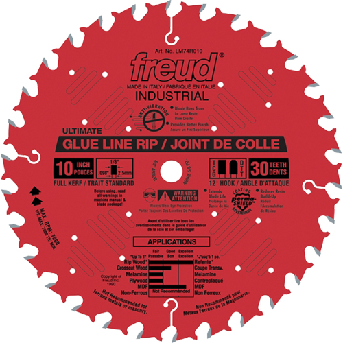 Heavy-Duty Glue Line Ripping Saw Blades, 14", 44 Teeth, Wood Use NRZ Safety Inc.