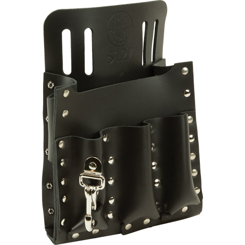 Tool Pouches, Multiple Tool Holder, Leather, 6 Pockets NRZ Safety Inc.