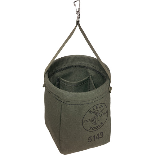 Tapered-Bottom Bag, 8" H, Canvas, Grey NRZ Safety Inc.