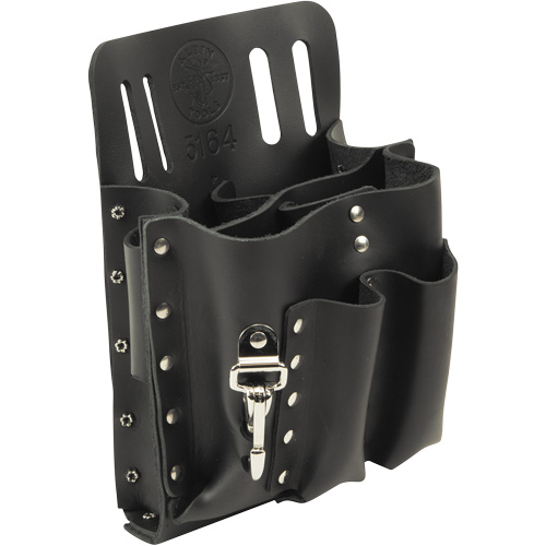 Tool Pouch, Multiple Tool Holder, Leather, 8 Pockets NRZ Safety Inc.