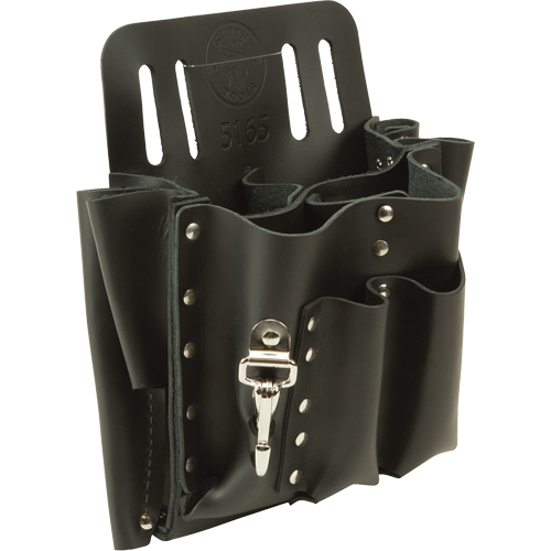 Tool Pouches, Multiple Tool Holder, Leather, 10 Pockets NRZ Safety Inc.