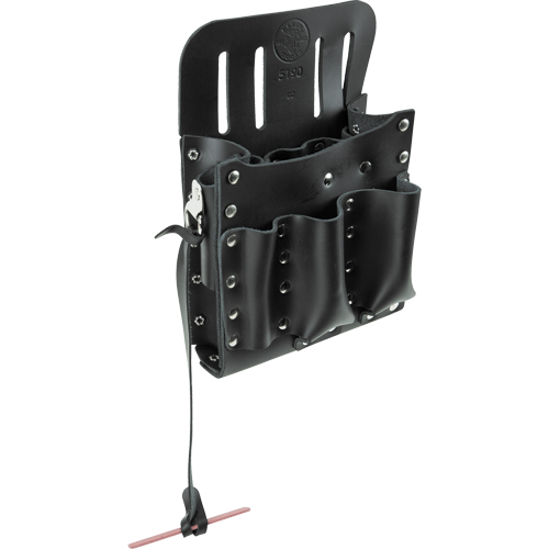 Tool Pouches, Multiple Tool Holder, Leather, 10 Pockets NRZ Safety Inc.
