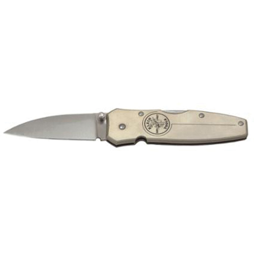 Lightweight Knife with Drop Point Blade, 2-1/4" Blade, Stainless Steel Blade, Aluminum Handle NRZ Safety Inc.