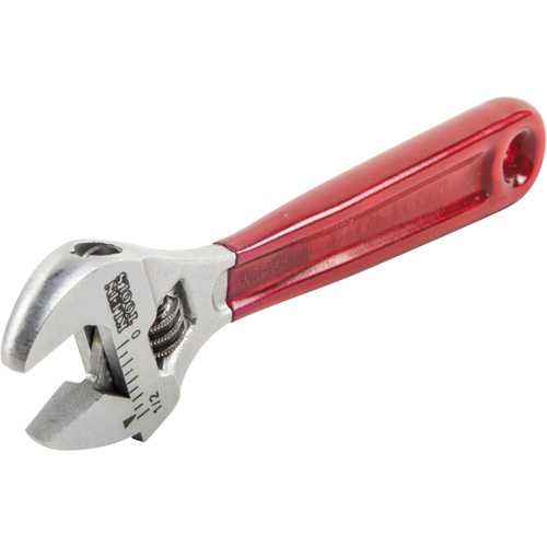 Adjustable Wrench, 4-1/2" L, 1/2" Max Width, Chrome/Polished NRZ Safety Inc.
