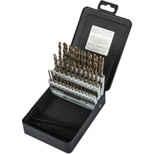 Jeu de forets s&eacute;rie courte, 60 morceaux, Acier rapide au cobalt NRZ Safety Inc.