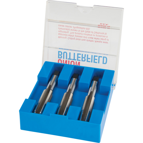 Jeu de tarauds &agrave; main, Acier rapide, Filet 4-40 NRZ Safety Inc.