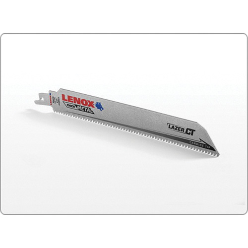Lazer CT Reciprocating Saw Blade, Carbide, 8 TPI, 9" L x 1" W NRZ Safety Inc.