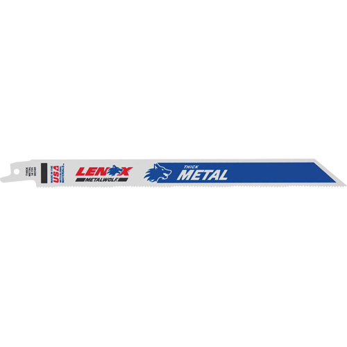 Metal Cutting Reciprocating Saw Blades, Bi-Metal, 14 TPI, 9" L x 3/4" W NRZ Safety Inc.