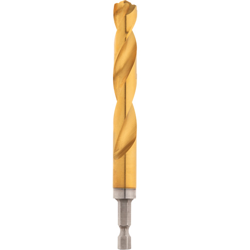 Shockwave Drill Bit, 1/2", Titanium, 3-21/64 Flute, 135° Point NRZ Safety Inc.