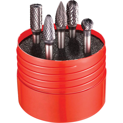 Double Cut Rotary Burr Set, 5 Pieces NRZ Safety Inc.