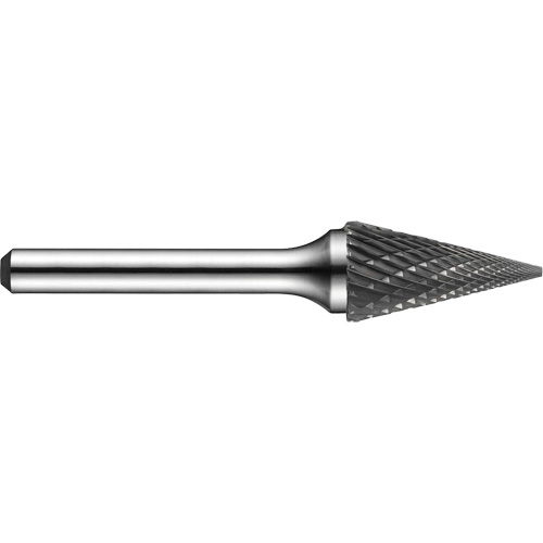 Double-Cut Rotary Burr, SM-50, 1/4" Dia., 1/4" Shank, 1/2" Depth of Cut NRZ Safety Inc.