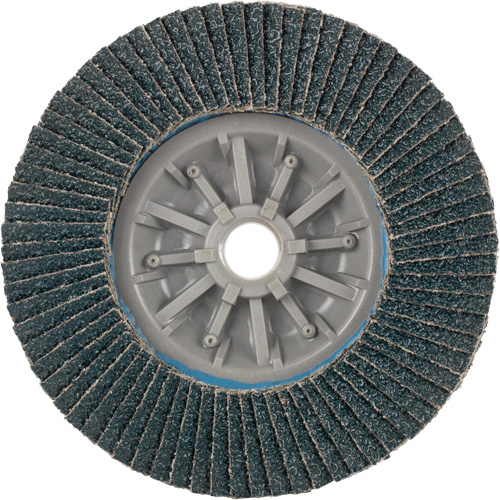 Disque &agrave; lamelles Long Life C-Trim, 4-1/2" x 5/8"-11, Type 27, Grain 40, Alumine de zirconium NRZ Safety Inc.