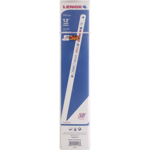 Lames pour scie &agrave; m&eacute;taux, Bim&eacute;tal, 12" lo, 32 dents par pouce NRZ Safety Inc.