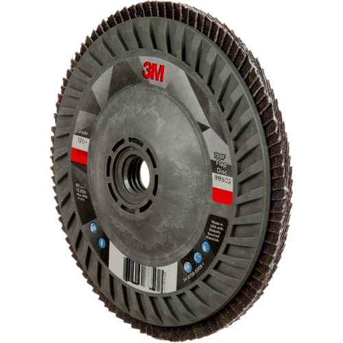 769F Quick Change Flap Disc, 5" x 5/8"-11, Type 27, 120+ Grit, Ceramic NRZ Safety Inc.