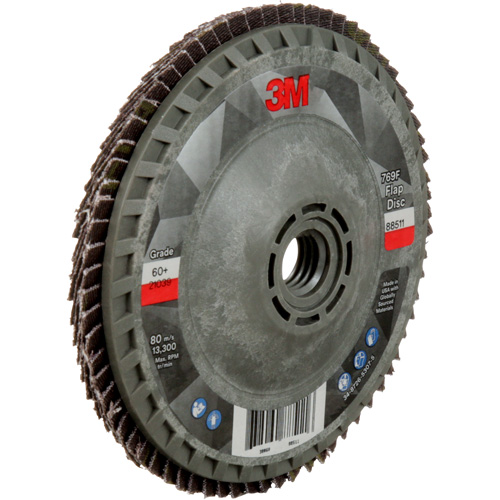 769F Quick Change Flap Disc, 4-1/2" x 5/8"-11, Type 27, 60+ Grit, Ceramic NRZ Safety Inc.