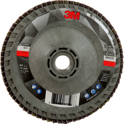 Disque &agrave; lamelles &agrave; changement rapide 769F, 4-1/2" x 5/8"-11, Type 29, Grain 60+, C&eacute;ramique NRZ Safety Inc.
