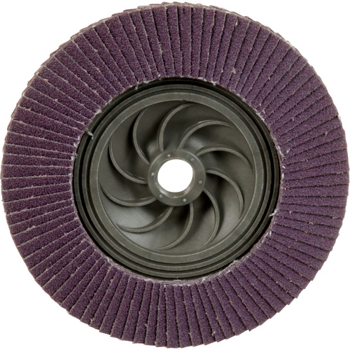 Disque &agrave; lamelles &agrave; changement rapide 769F, 5" x 5/8"-11, Type 29, Grain 80+, C&eacute;ramique NRZ Safety Inc.
