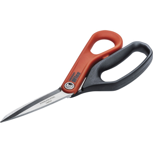 Stainless Steel All Purpose Tradesman Shears, 8-1/2", Rings Handle NRZ Safety Inc.