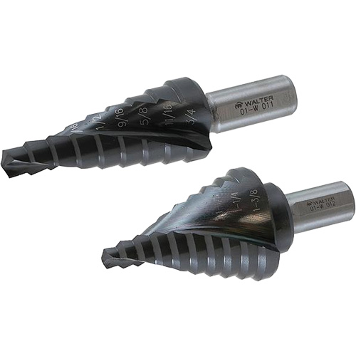 Foret &eacute;tag&eacute; Multi-Step, 1/4" - 1", Titane NRZ Safety Inc.