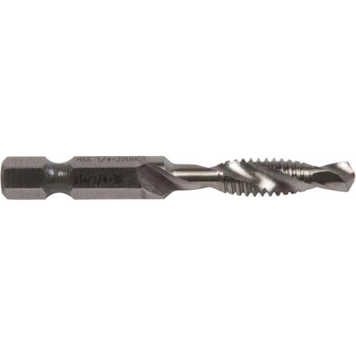 Drill/Tap Bit, 1/4", High Speed Steel NRZ Safety Inc.