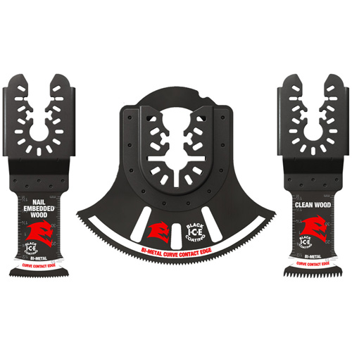 3-Piece Universal Fit Bi-Metal Oscillating Blade Set NRZ Safety Inc.