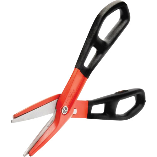 13" Serrated Aluminum Tinner Snip with Dipped Handle, 3" Cut Length, Straight Cut NRZ Safety Inc.