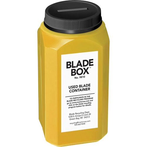 Contenant pour lames us&eacute;es NRZ Safety Inc.