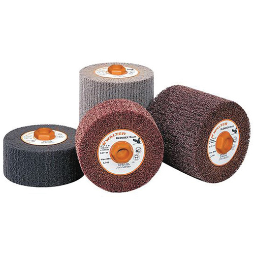 Tambour de conditionnement de surface Blendex, 4-1/2" dia. x 2" la, 5/8"-11 Arbre, Grain Cors&eacute; NRZ Safety Inc.