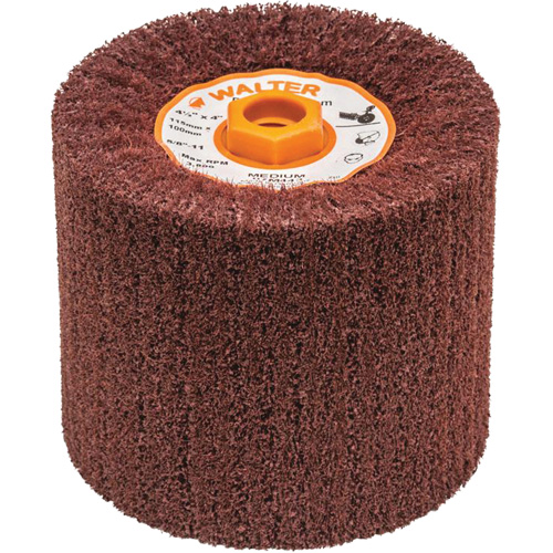 Tambour de conditionnement de surface Blendex, 4-1/2" dia. x 4" la, 5/8"-11 Arbre, Grain Moyen NRZ Safety Inc.