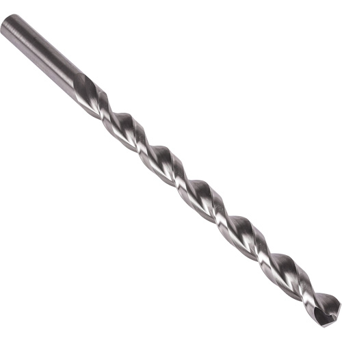 Foret extra long &agrave; cannelure parabolique, 3/16", Acier rapide, Cannelure 6", Pointe de 135° NRZ Safety Inc.
