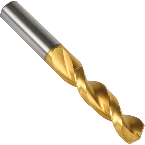Stub Drill Bit with Parabolic Flutes, #26, High Speed Steel, 1" Flute, 135° Point NRZ Safety Inc.