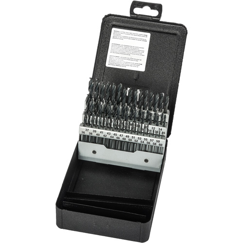 Stub Length Drill Bit Set, 60 Pieces, High Speed Steel NRZ Safety Inc.