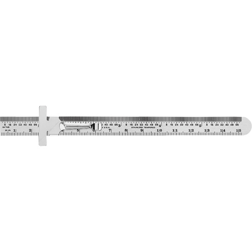 Economy Precision Flexible Ruler, 6" L, Steel NRZ Safety Inc.