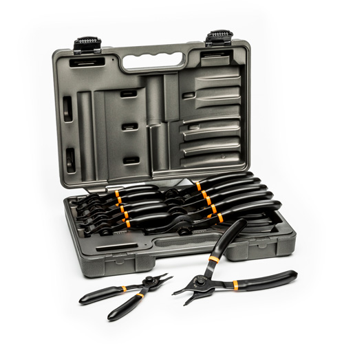 Jeu de pinces transformables &agrave; anneau &agrave; ressort et bec fixe 12 mcx NRZ Safety Inc.