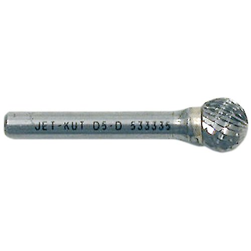 Jet-Kut&reg; Ball Shape Bur, 1/4" Dia., 1/4" Shank, 7/32" Depth of Cut NRZ Safety Inc.