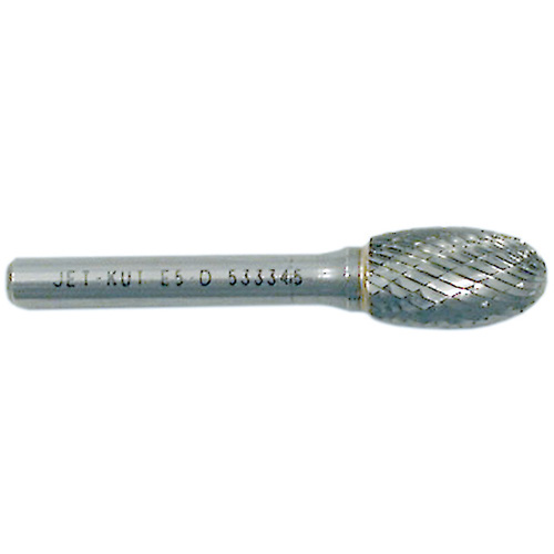 Fraise ovale, 1/4" dia., 1/4" Tige, 3/8" Prof. de la coupe NRZ Safety Inc.